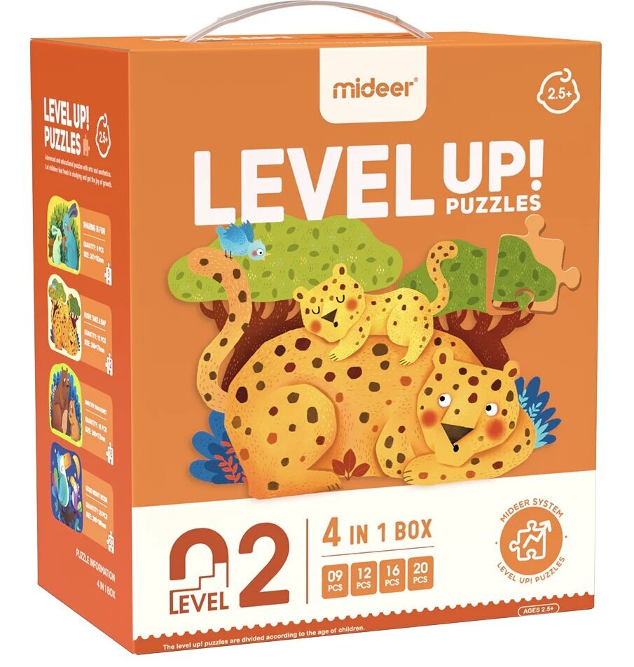 Pusle MiDeer Level Up "Loomad: Ema ja laps", tase 2 hind ja info | Pusled | kaup24.ee