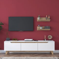 TV sektsioon Asir, 180x49x35 cm, valge цена и информация | Секции | kaup24.ee