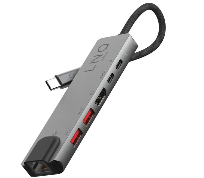 LINQ 6 in 1 PRO USB-C hind ja info | Kaablid ja juhtmed | kaup24.ee