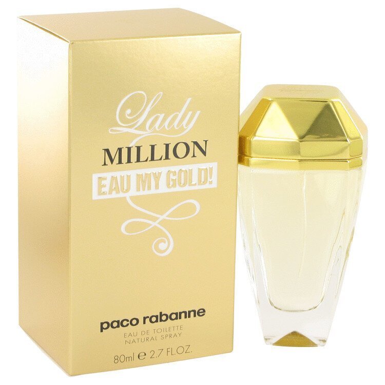 Naiste parfüüm Paco Rabanne Lady Million Eau My Gold (80 ml) цена и информация | Naiste parfüümid | kaup24.ee