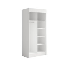Шкаф ADRK Furniture Karien 100, белый цена и информация | Шкафы | kaup24.ee