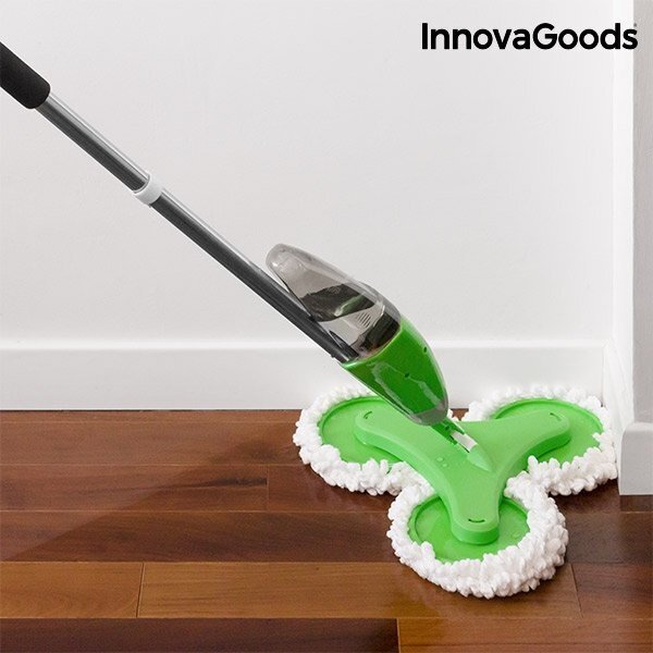 InnovaGoods Triple Dust-Mop põrandamopp pihustiga цена и информация | Puhastustarvikud | kaup24.ee