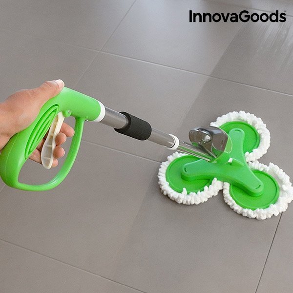 InnovaGoods Triple Dust-Mop põrandamopp pihustiga hind ja info | Puhastustarvikud | kaup24.ee