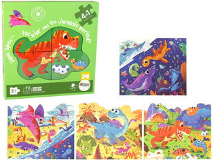 Puzzle 4in1 , dinosaurused hind ja info | Pusled | kaup24.ee