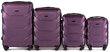4-osaline kohvrite komplekt Wings 147-4, tumelilla цена и информация | Kohvrid, reisikotid | kaup24.ee