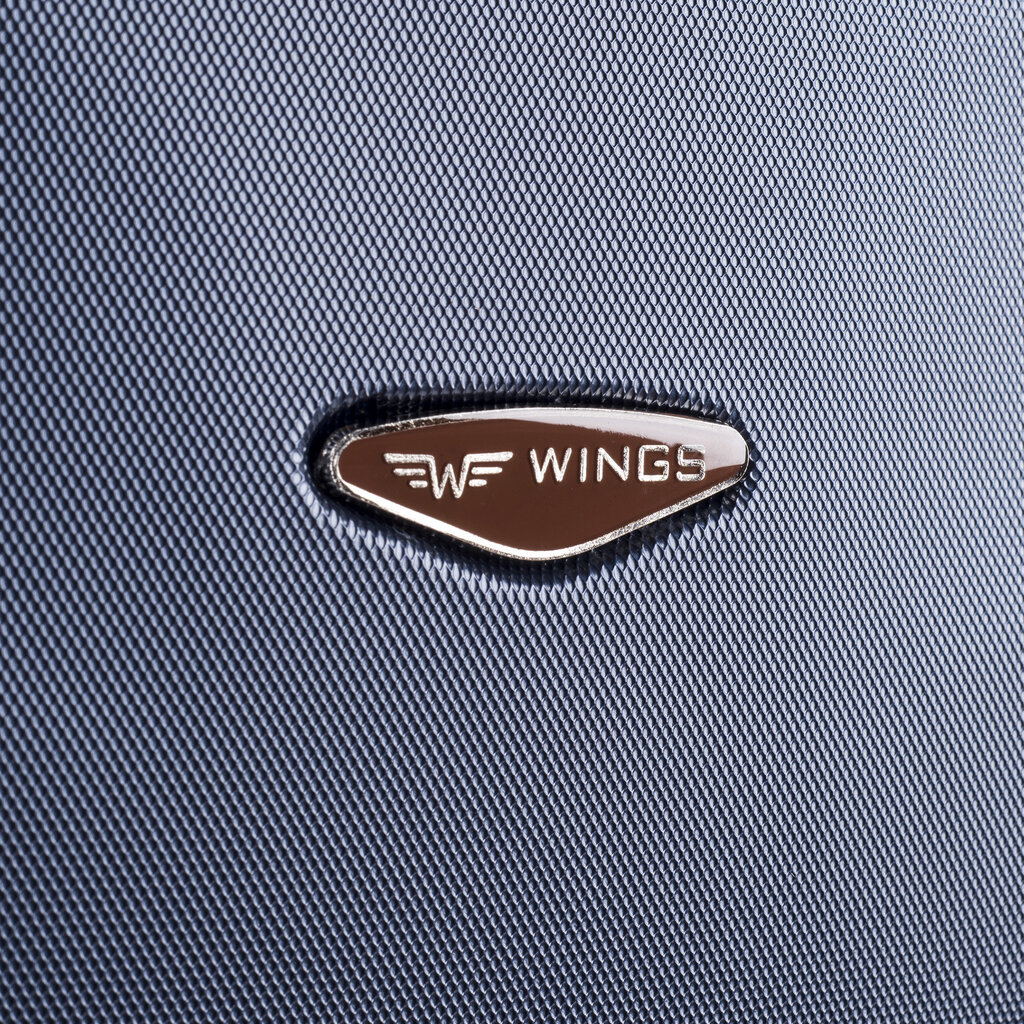 4-osaline kohvrite komplekt Wings 402-4, tumehall hind ja info | Kohvrid, reisikotid | kaup24.ee