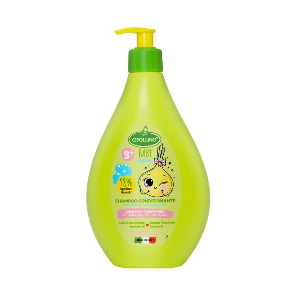 Palsam šampoon lastele Cipollino, 3+, 400ml цена и информация | Šampoonid | kaup24.ee