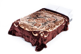 Одеяло-покрывало Коричнево-коричневая роза, 160х210 см цена и информация | Покрывала, пледы | kaup24.ee