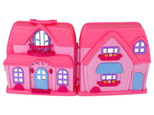Складной кукольный домик с аксессуарами, розовый цена и информация | MUST Металлическая бутылочка с Ярким рисунком (без BPA) (500ml) для мальчиков от 3+ лет Серая с Машинкой | kaup24.ee