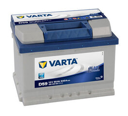 Аккумулятор Varta Blue D59 60 А·ч 540 A цена и информация | Батареи | kaup24.ee