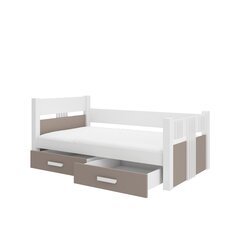 Lastevoodi Adrk Furniture Bibi, valge/hall цена и информация | Детские кровати | kaup24.ee