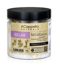 Vannisool Acappella Naturals Relax, 600 g цена и информация | Масла, гели для душа | kaup24.ee