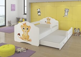Детская кровать ADRK Furniture Casimo II, белый цвет цена и информация | Детские кровати | kaup24.ee