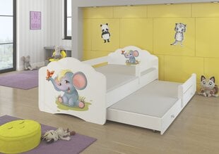 Lastevoodi Adrk Furniture Casimo II, valge цена и информация | Детские кровати | kaup24.ee