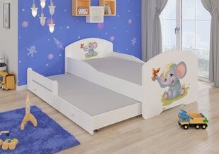 Кровать детская ADRK Furniture Pepe II, белый цвет цена и информация | Детские кровати | kaup24.ee