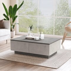 Диванный стол, Asir, 90x32x60 см, серый цена и информация | Журнальные столики | kaup24.ee