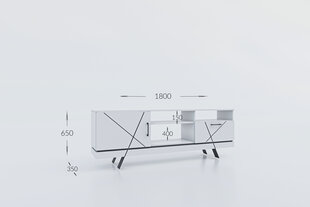 TV laud Garant Geometry, 180x35x65 cm, valge цена и информация | Тумбы под телевизор | kaup24.ee