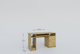 Kirjutuslaud Garant, helepruun цена и информация | Компьютерные, письменные столы | kaup24.ee