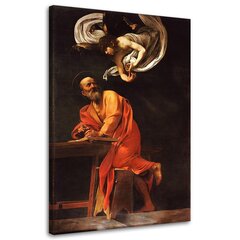 Seinapilt, Püha Matteus ja ingel – Caravaggio цена и информация | Картины, живопись | kaup24.ee
