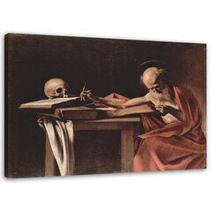 Seinapilt, Püha Jerome'i kirjutis – Caravaggio цена и информация | Картины, живопись | kaup24.ee