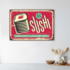 Seinapilt, Retro sushi hind ja info | Seinapildid | kaup24.ee