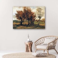 Seinapilt, Sügismaastik nelja puuga - V. van Gogh hind ja info | Seinapildid | kaup24.ee