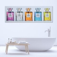 Seinapilt, Värvilised parfüümipudelid hind ja info | Seinapildid | kaup24.ee
