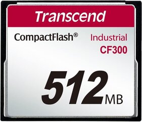 Transcend TS512MCF300 CF 512 MB hind ja info | Fotoaparaatide mälukaardid | kaup24.ee