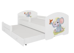 Lastevoodi Adrk Furniture Pepe II, valge цена и информация | Детские кровати | kaup24.ee