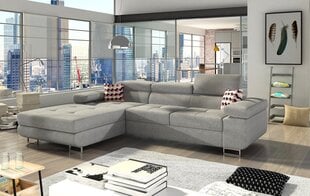 Мягкий угловой диван Armando, светло-серый цена и информация | Угловые диваны | kaup24.ee