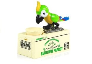 Сейвер, зеленый попугай цена и информация | Оригинальные копилки | kaup24.ee