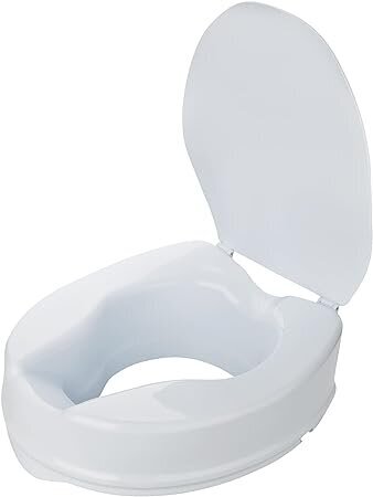 Tõstetud WC iste koos kattega Flexilife, 10cm hind ja info | Põetamiseks | kaup24.ee