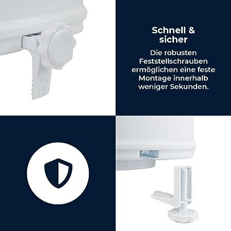 Tõstetud WC iste koos kattega Flexilife, 10cm hind ja info | Põetamiseks | kaup24.ee