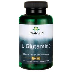 Toidulisand Swanson L-glutamiiniga, 60 kapslit цена и информация | Витамины, пищевые добавки, препараты для красоты | kaup24.ee