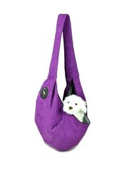 Сумка для домашних животных Lauren Design Premium Sara, фиолетовая цена и информация | Переноски, сумки | kaup24.ee