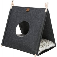 Лежак-палатка для кошек Trixie, 46х52х50 см, серый цена и информация | Лежаки, домики | kaup24.ee