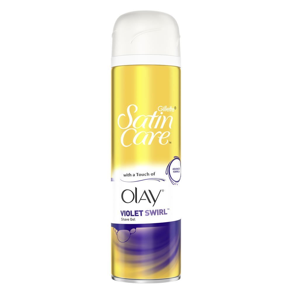 Raseerimisgeel naistele Gillette Satin Care Olay Violet Swirl 200 ml hind ja info | Raseerimisvahendid | kaup24.ee