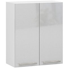 Кухонный шкаф Akord Oliwia W60, белый/серый цвет цена и информация | Кухонные шкафчики | kaup24.ee