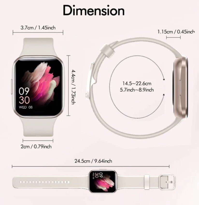 Nutikell LIVMAN Q23 hind ja info | Nutikellad (smartwatch) | kaup24.ee