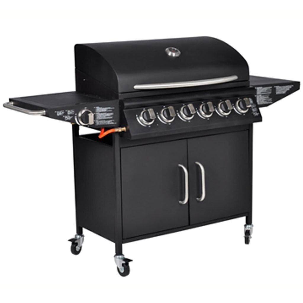 Gaasigrill Texas, 146x53x105,5cm, must hind ja info | Grillid | kaup24.ee