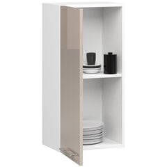 Кухонный шкаф Akord Oliwia W40, белый/коричневый цвет цена и информация | Кухонные шкафчики | kaup24.ee