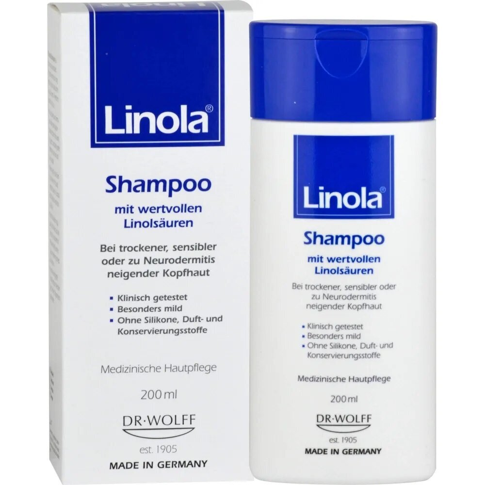 Šampoon Linola, 200ml цена и информация | Šampoonid | kaup24.ee