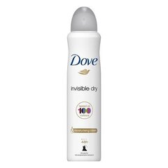 Дезодорант аэрозоль Dove Invisible Dry 48h 250 мл цена и информация | Дезодоранты | kaup24.ee