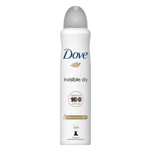 Spreideodorant Dove Invisible Dry 48h 250 ml hind ja info | Deodorandid | kaup24.ee