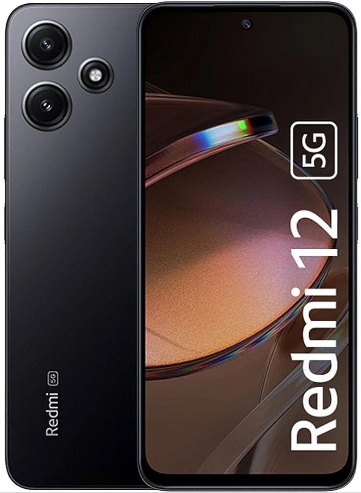 Xiaomi Redmi 12 5G 4/128GB MZB0EGPEU Midnight Black hind ja info | Telefonid | kaup24.ee