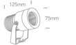 ONELight välisvalgusti, prožektor LED 7046/AN/W цена и информация | Aia- ja õuevalgustid | kaup24.ee