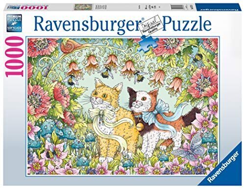 Puzzle kassid Ravensburger 16731, 1000 tk цена и информация | Pusled | kaup24.ee