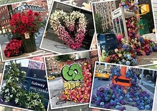 Pusle lilled Ravensburger, 1000 tk hind ja info | Pusled | kaup24.ee