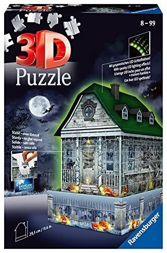 3D pusle hirmutav maja Ravensburger, 257 tk hind ja info | Pusled | kaup24.ee