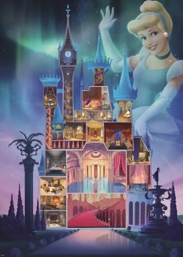 Pusle Ravensburger Disney Tuhkatriinu, 1000 tk цена и информация | Pusled | kaup24.ee